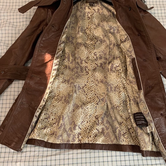 Daniele women’s leather trench coat - Picture 7 of 8